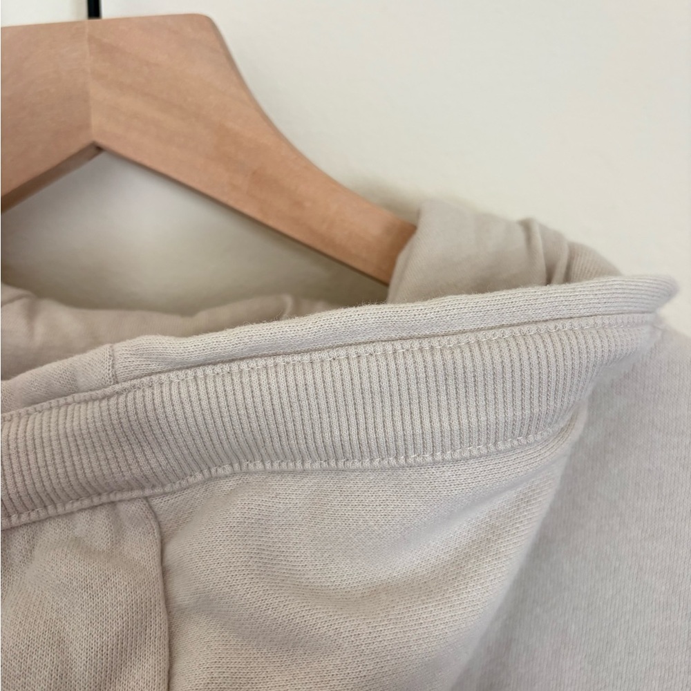 Calvin Klein Performance Cream Hoodie Mens Medium Light Pullover Sweatshirt - Picture 4 of 5